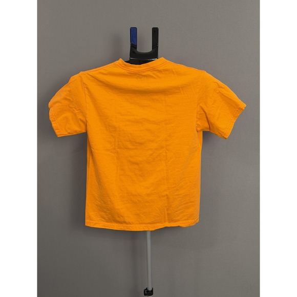 Star Wars Shirt Boys Large Orange Darth‎ Vader Bats Graphic Mad Engine Cotton - Picture 3 of 5